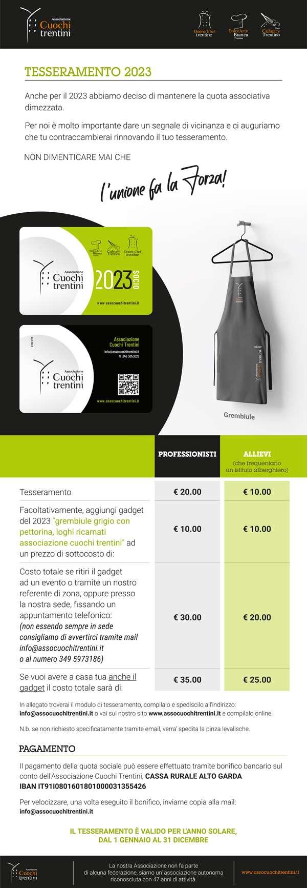 Newsletter tesseramento 2023